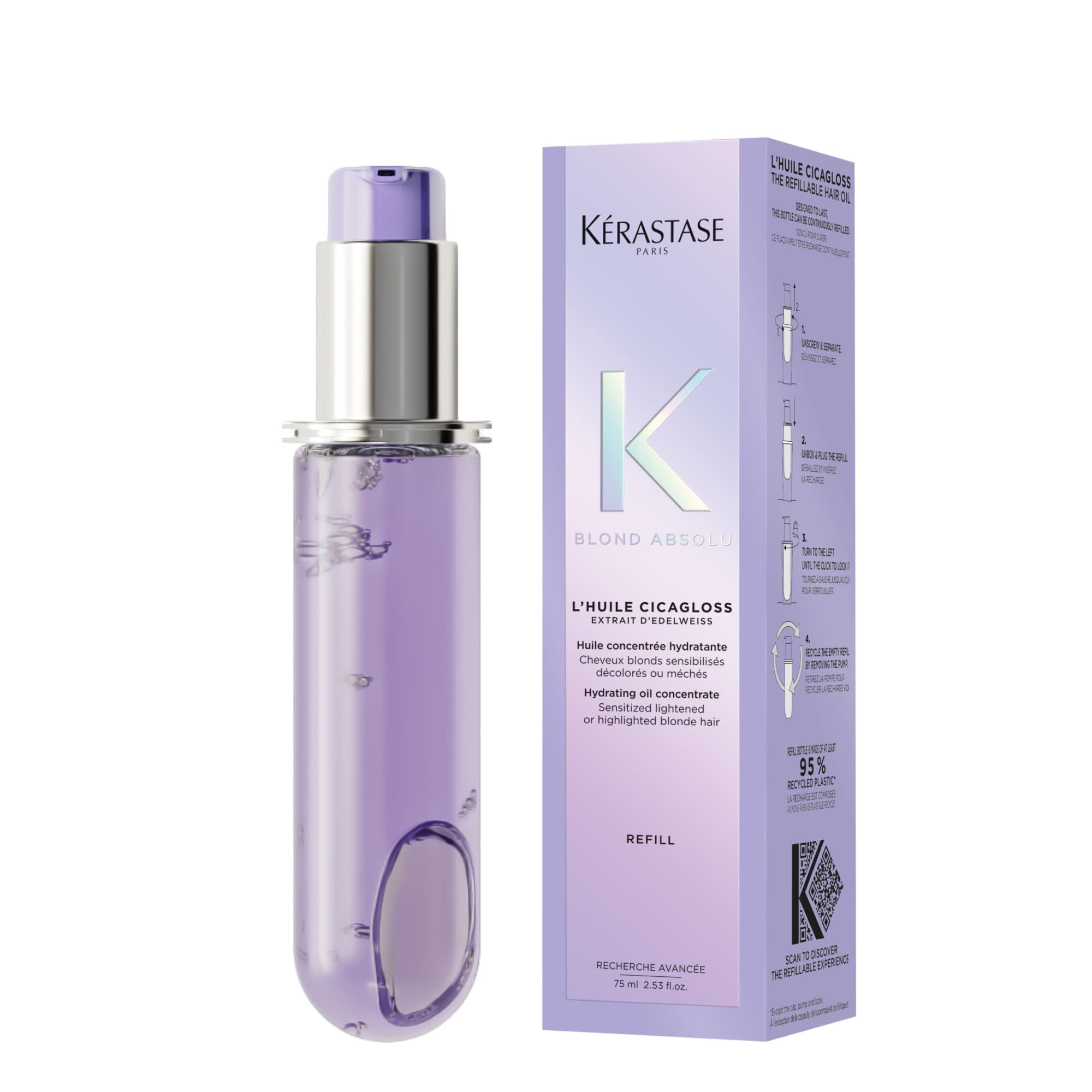 KERASTASE BLOND ABSOLU Huile Cicagloss Recarga 75ml
