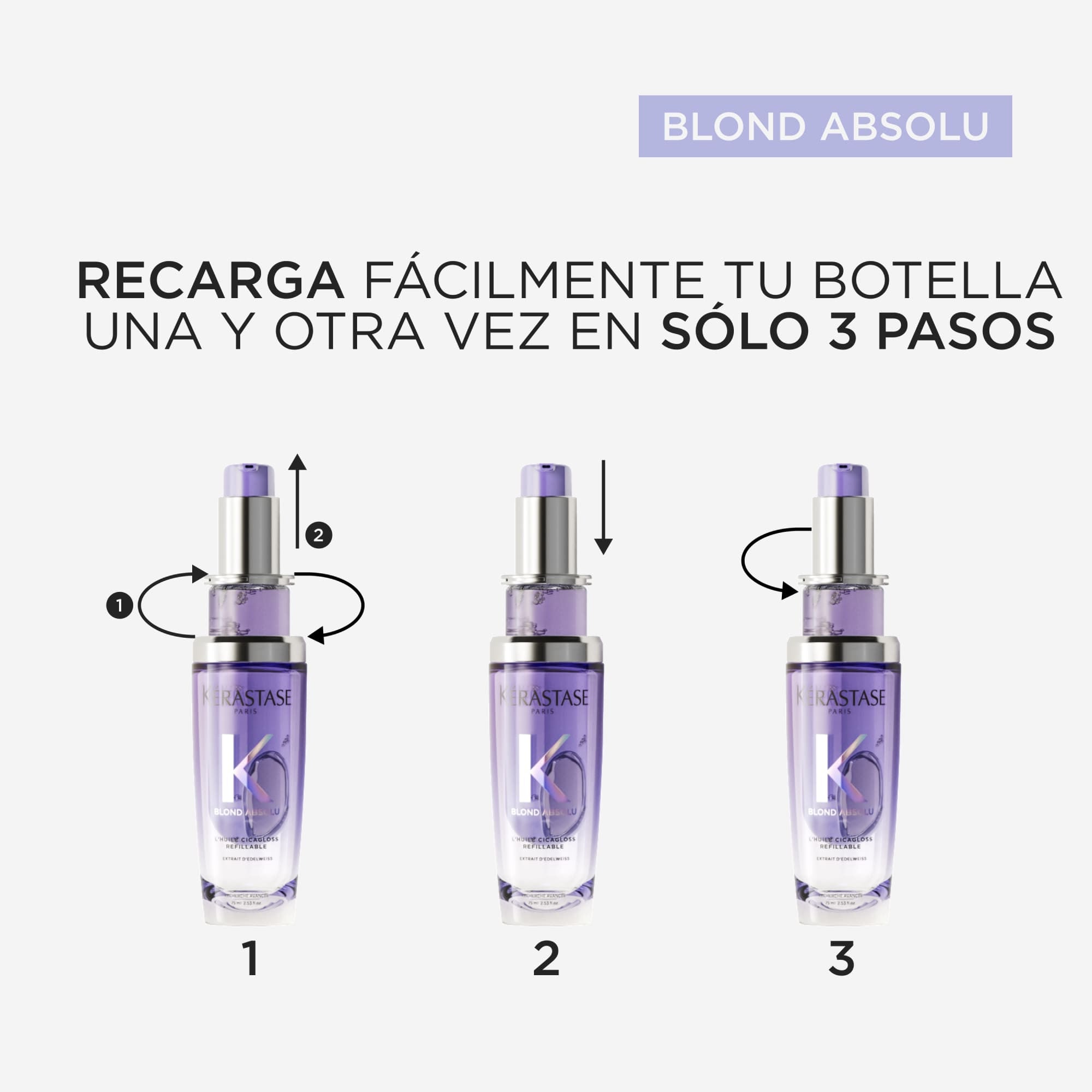 KERASTASE BLOND ABSOLU Huile Cicagloss Recargable 75ml