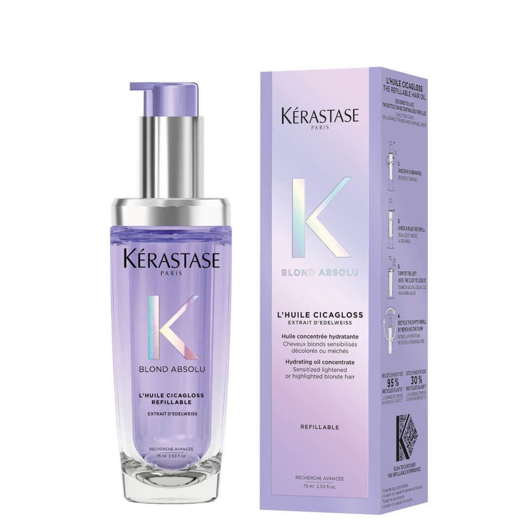 KERASTASE BLOND ABSOLU Huile Cicagloss Rechargeable 75ml
