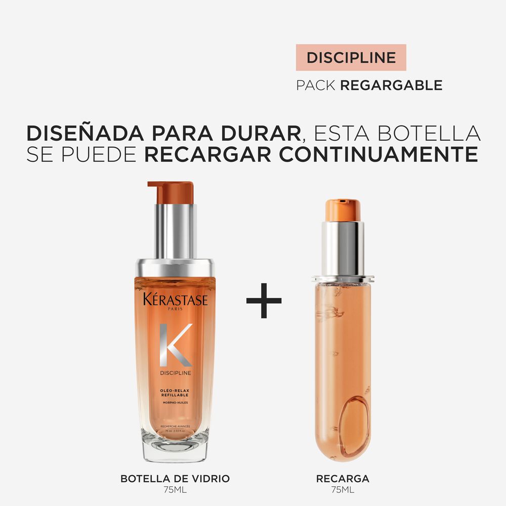 KERASTASE DISCIPLINE Huile Oleo-Relax Recargable 75ml Discipline Oléo-Relax Refillable 75ml 75 ml Kerastase - Discipline