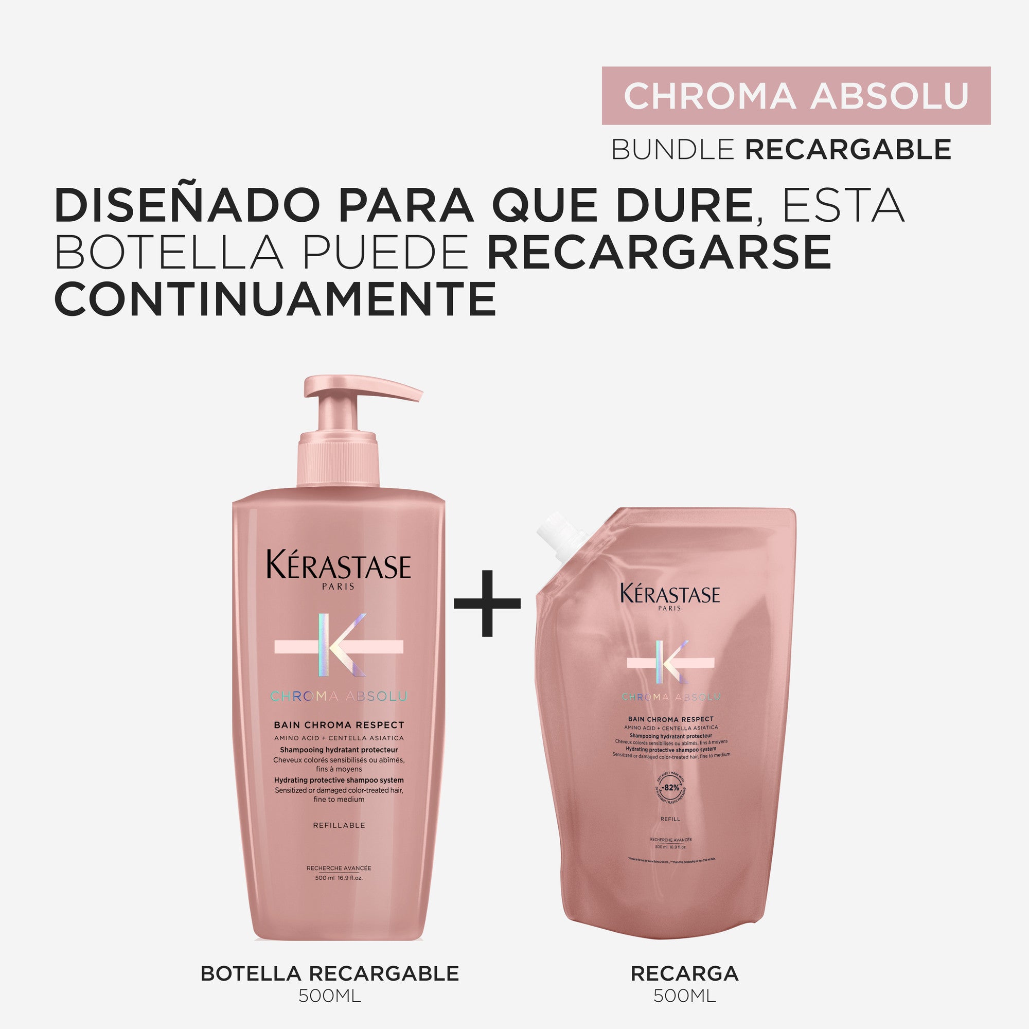 Kérastase Chroma Absolu Bain Chroma Respect 500ml (Recarga)