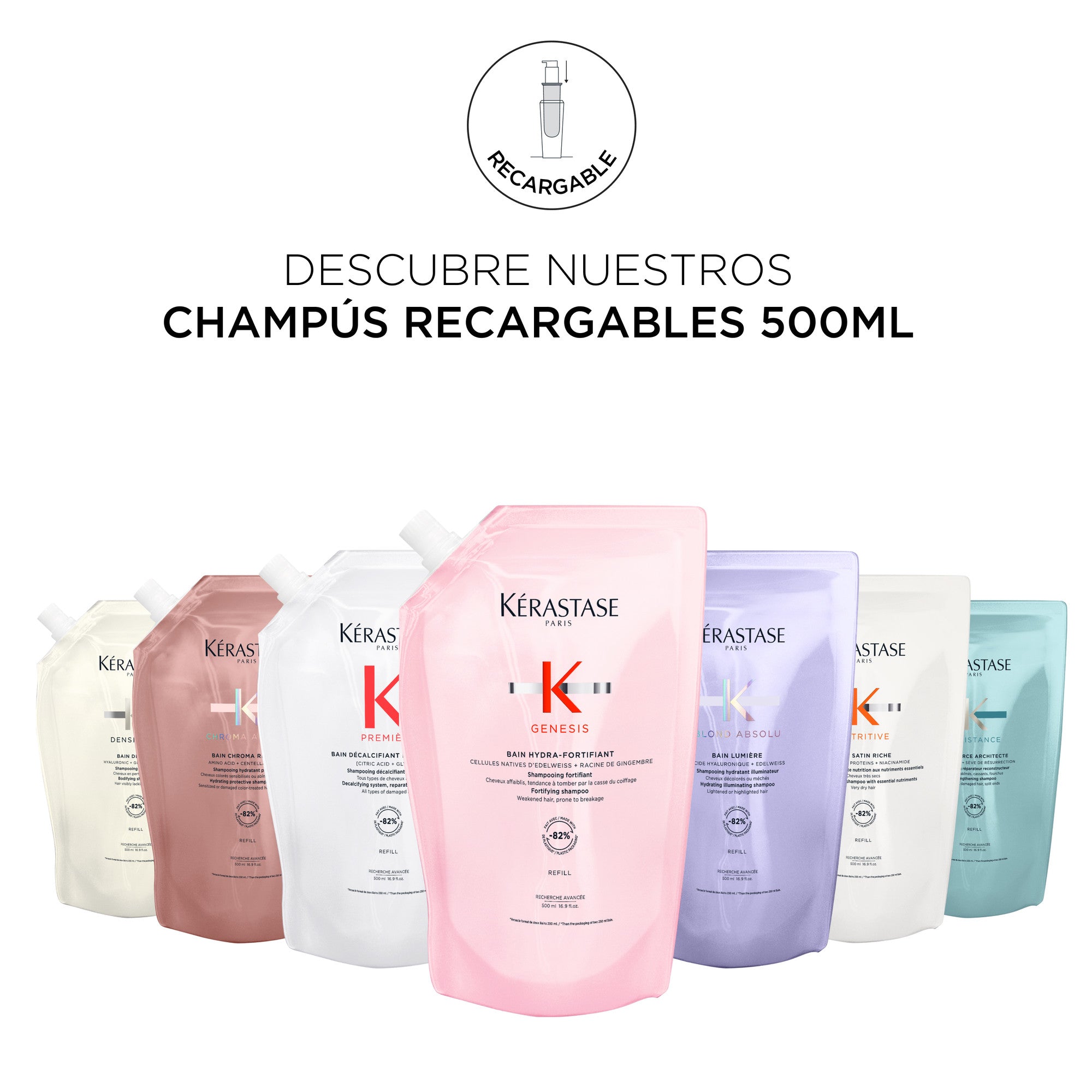 Kérastase Chroma Absolu Bain Chroma Respect 500ml (Recarga)