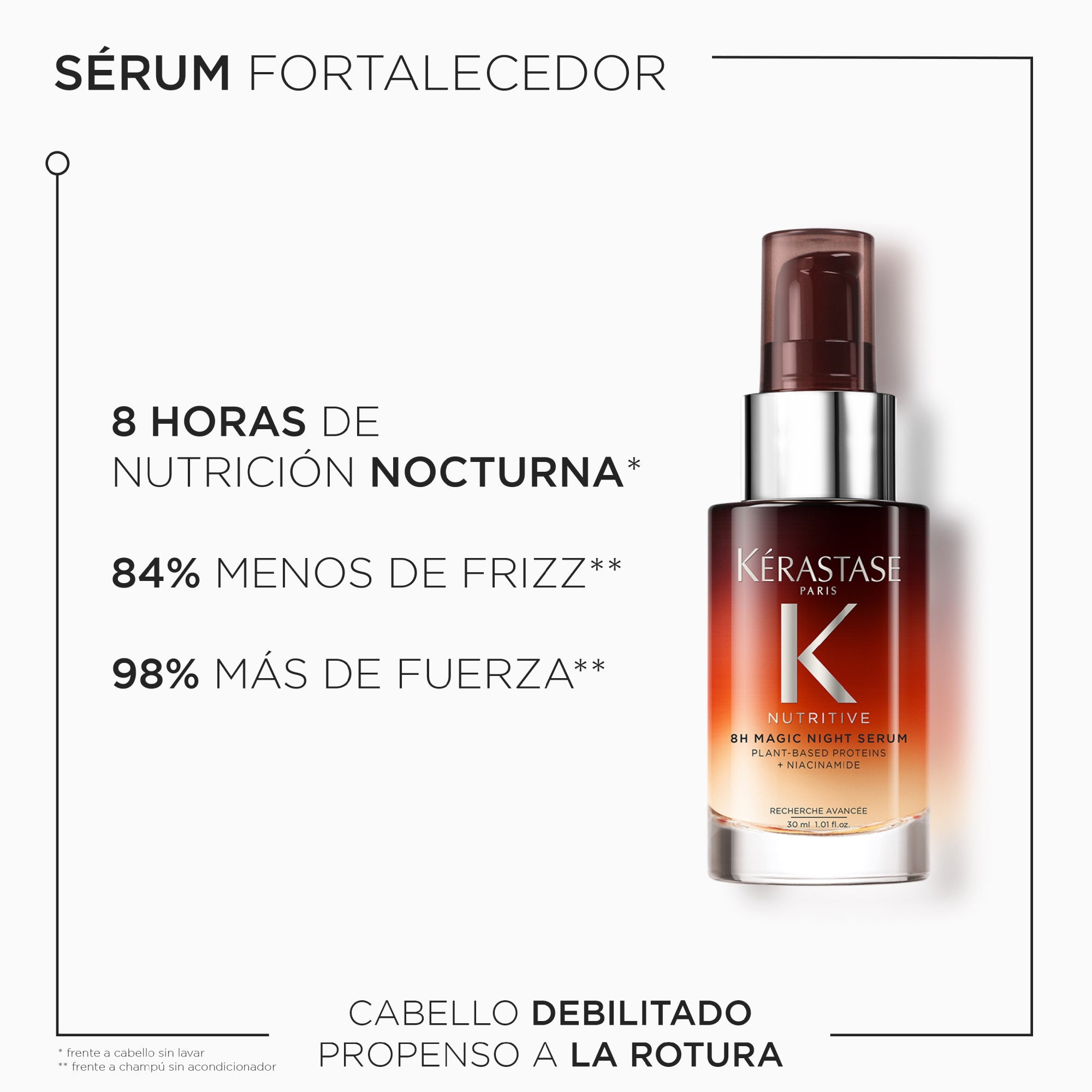 8h Magic Night Serum Kérastase Nutritive 8H Magic Night Serum (Tamaño Mini) 30ml Kerastase - Nutritive