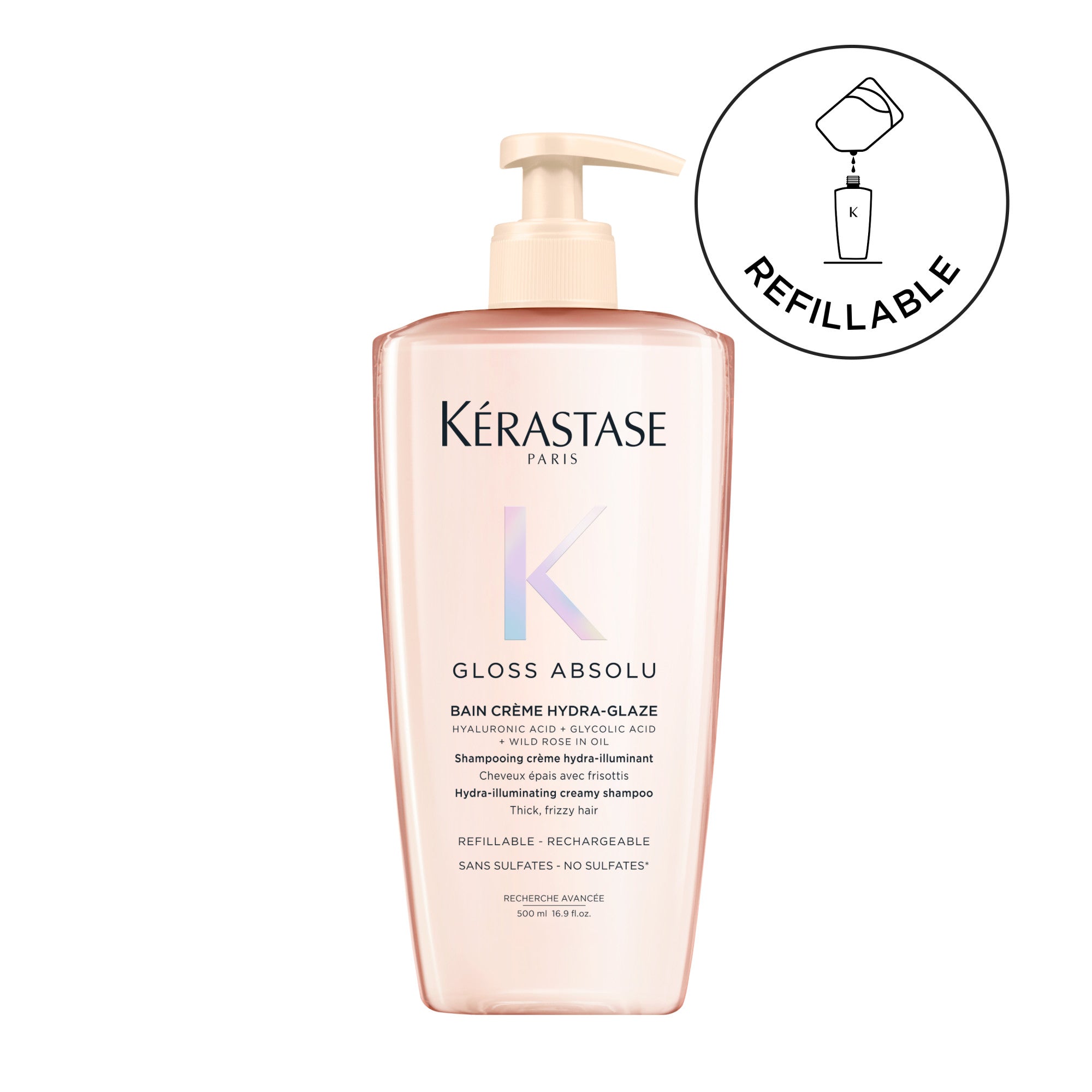 Kérastase Gloss Absolu Creme Bain Crème Hydra-Glaze 500ml