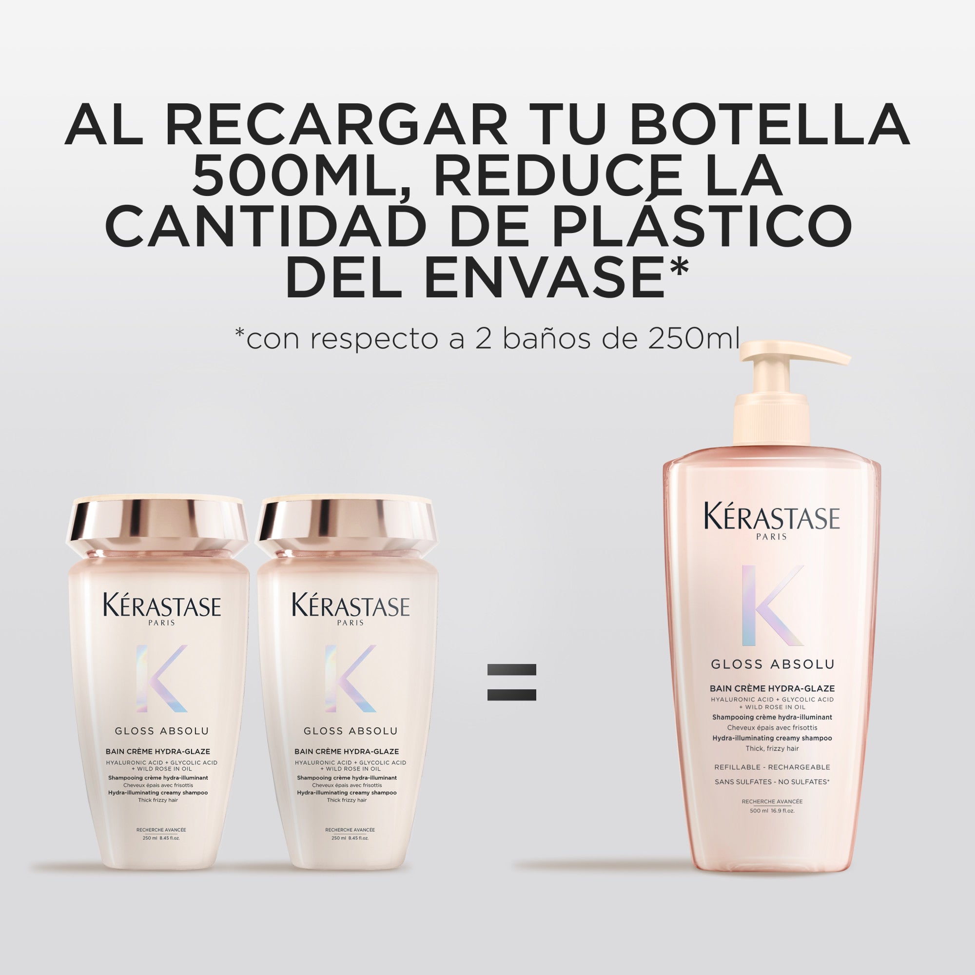 Kérastase Gloss Absolu Creme Bain Crème Hydra-Glaze 500ml