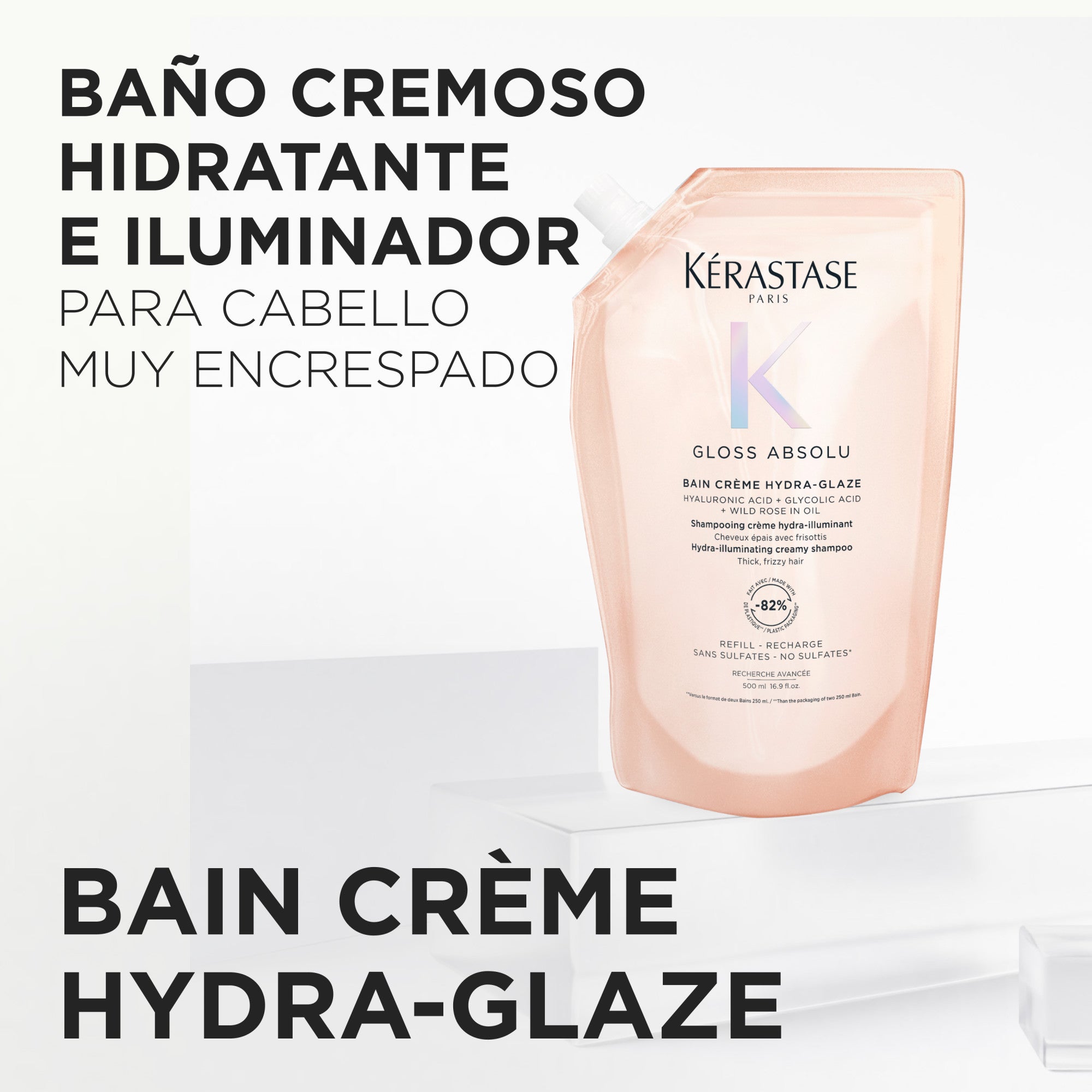 Kérastase Gloss Absolu Creme Bain Crème Hydra-Glaze 500ml (Recarga)