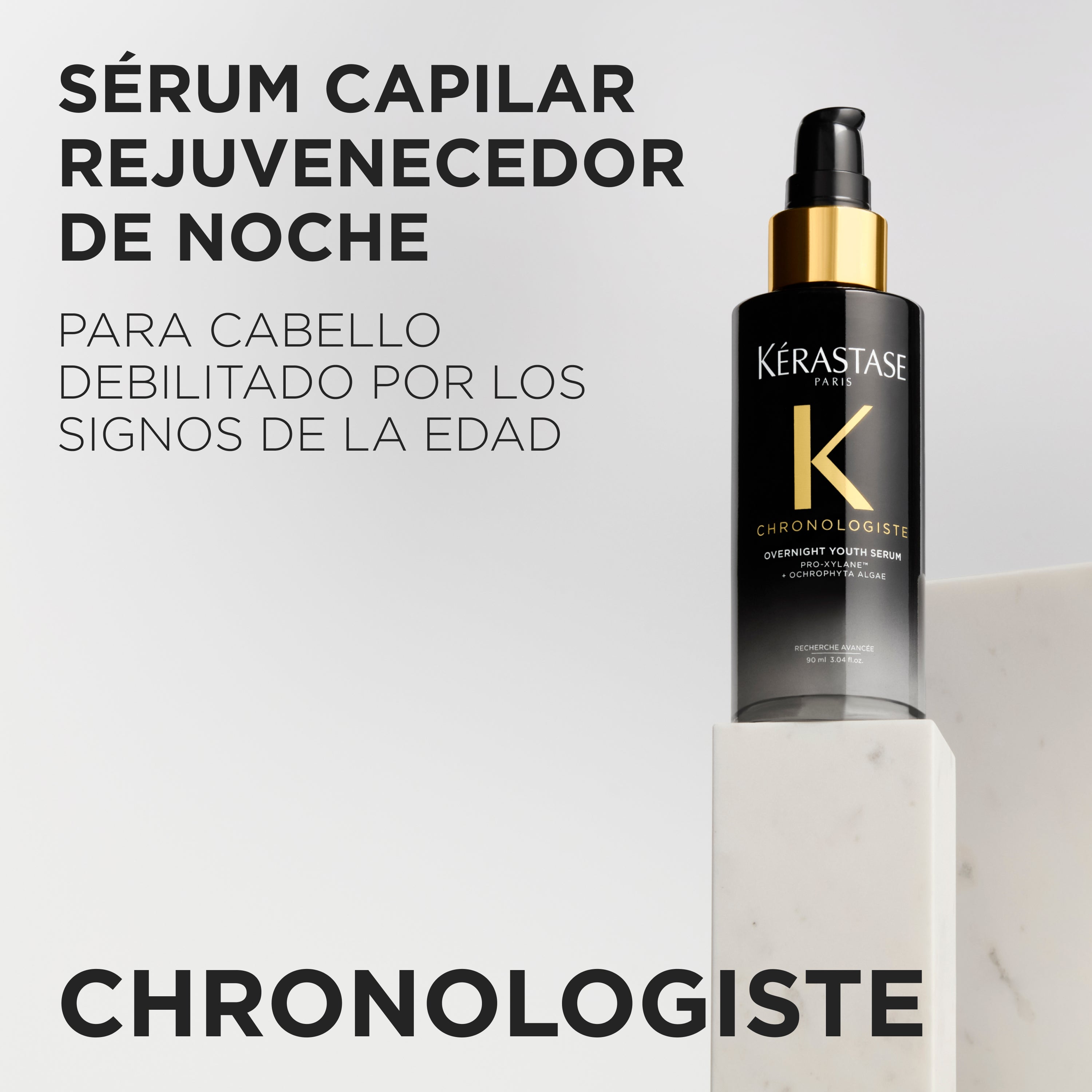 KÉRASTASE CHRONOLOGISTE SÉRUM REJUVENECEDOR NOCTURNO 90ML