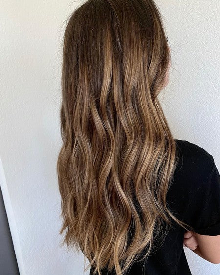 Tinte y mechas largo
