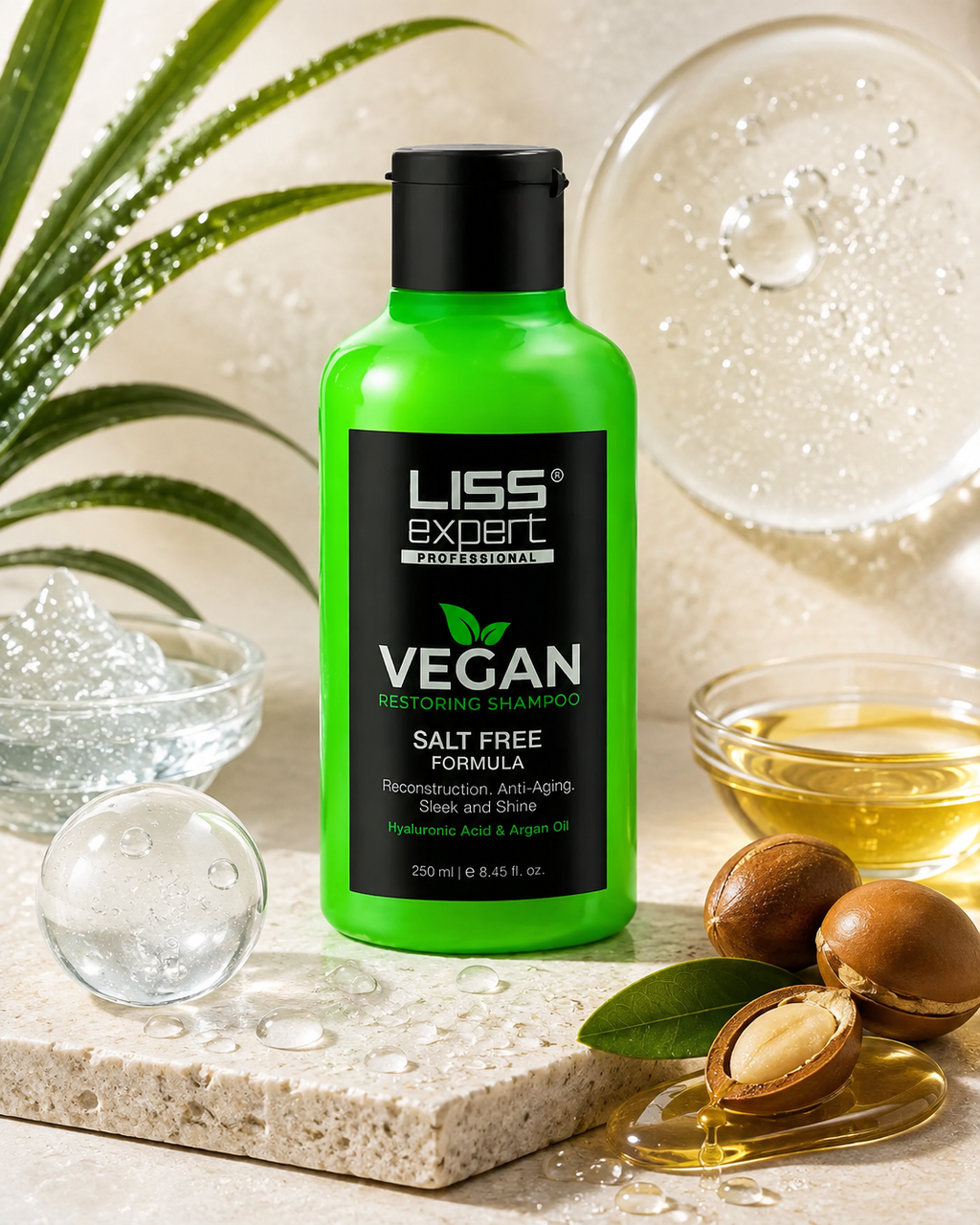 Liss Expert Vegan Restoring Champú Reconstructor sin Sal 250ml