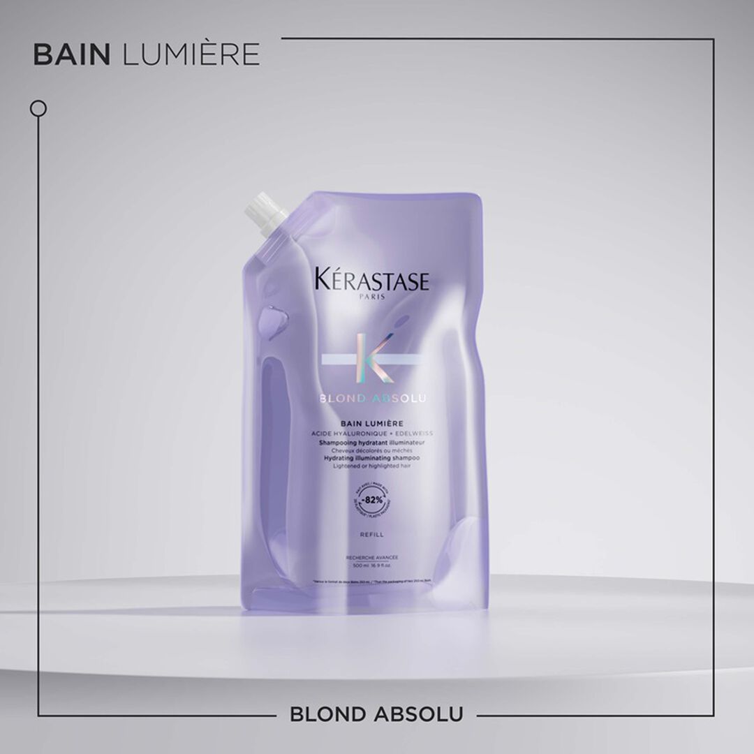 Recarga Champú 500ml Bain Lumière  BLOND ABSOLU REFILL & 500ML Kerastase