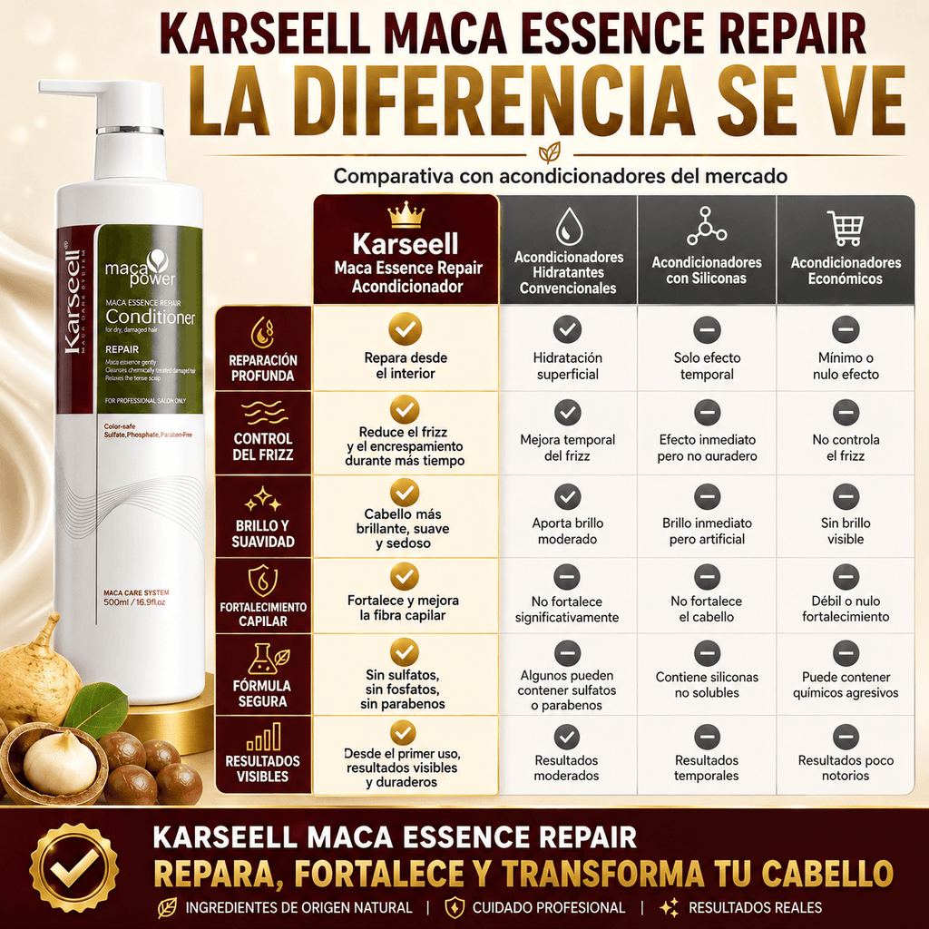 KARSEELL Acondicionador Reparador Maca Essence 500 ml