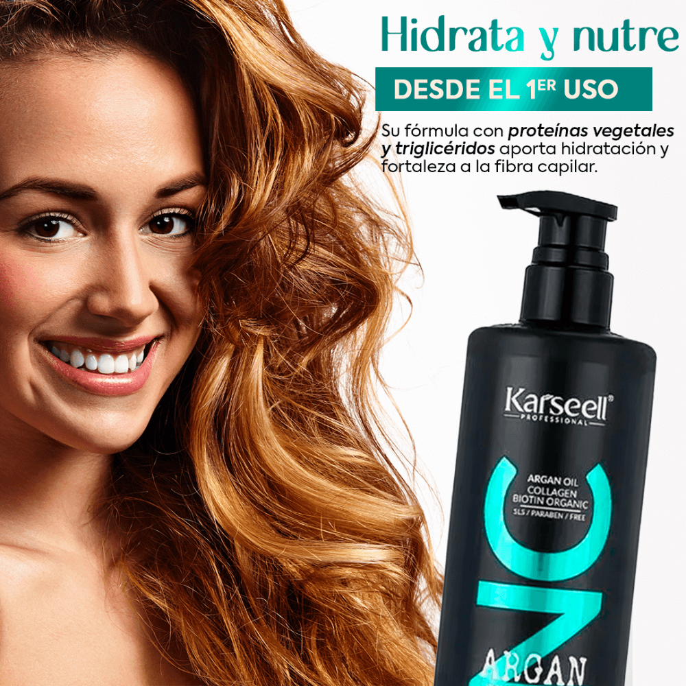 KARSEELL Acondicionador Profesional BNC Aceite de Argán Vitamina E 500 ml