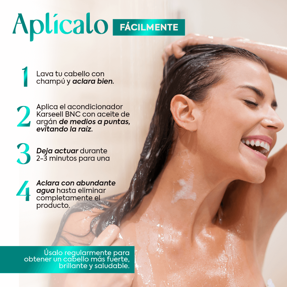 KARSEELL Acondicionador Profesional BNC Aceite de Argán Vitamina E 500 ml