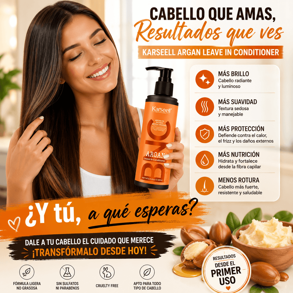KARSEELL Acondicionador Capilar Sin Aclarado Leave In 200 ml