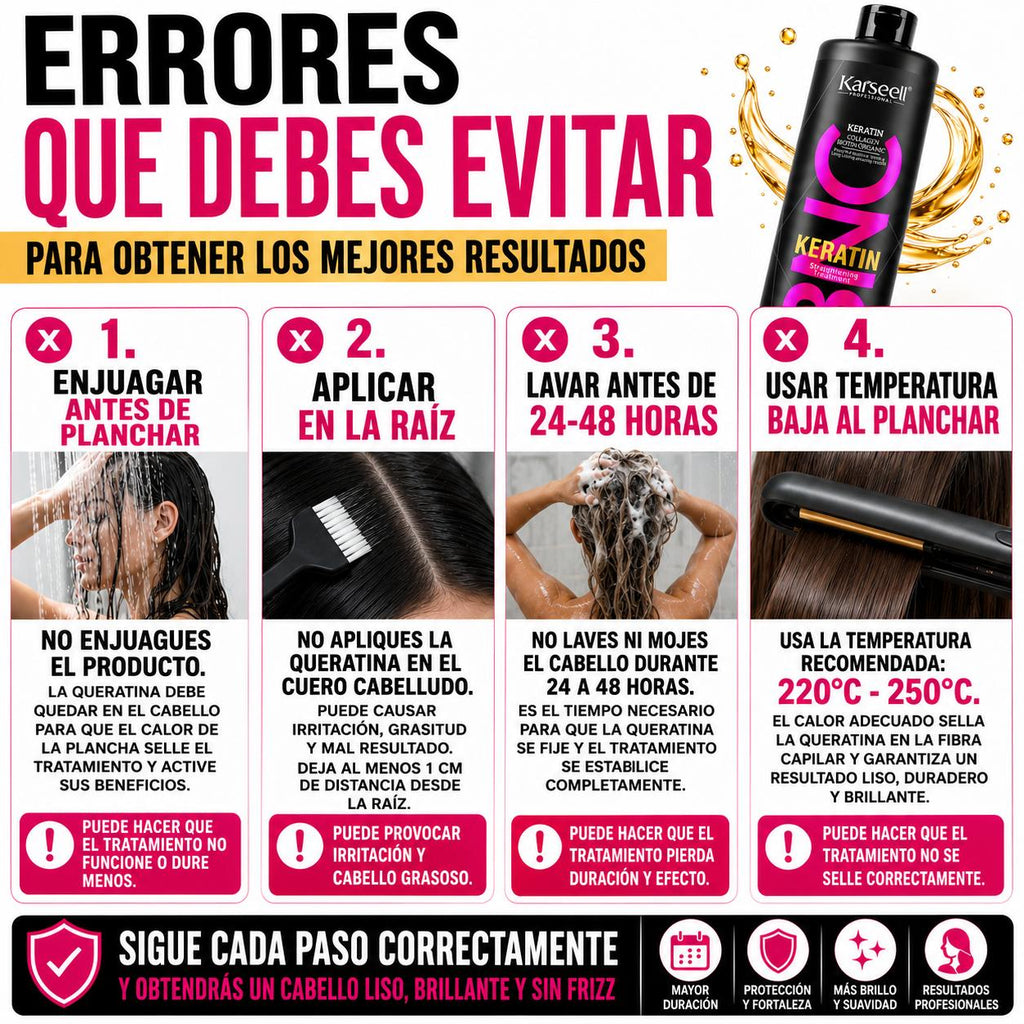 KARSEELL Queratina Alisadora BNC Sin Formol 500 ml