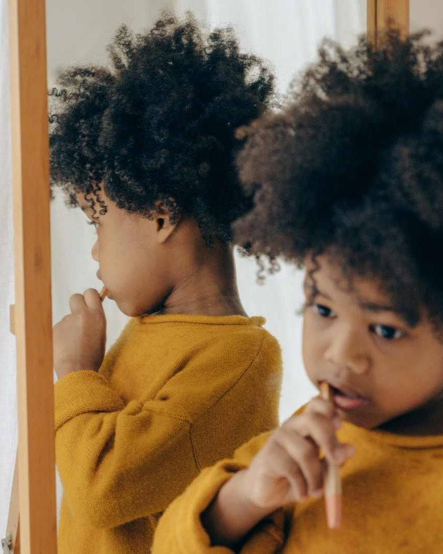 Cepillo de Dientes de Madera Infantil Cerdas Extrasuaves