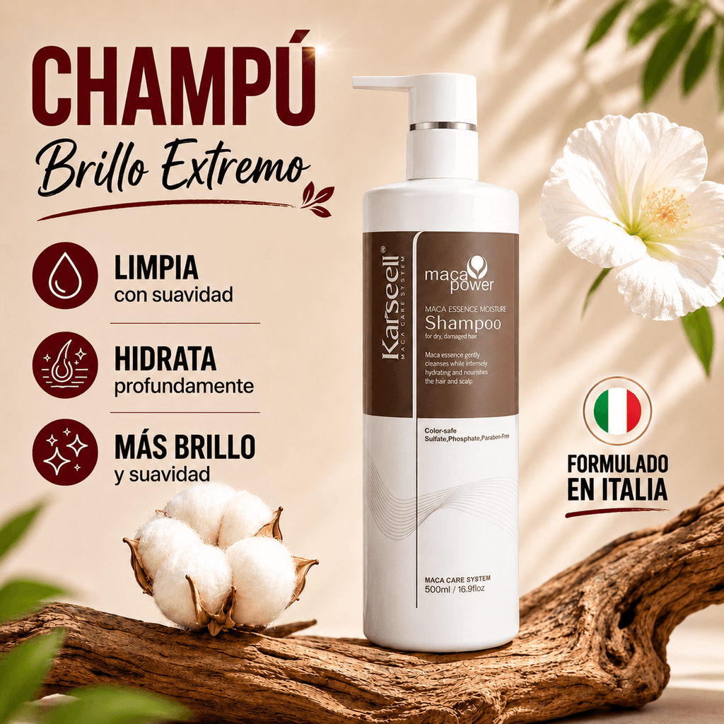 KARSEELL Champú Hidratante Profesional Maca Essence 500 ml