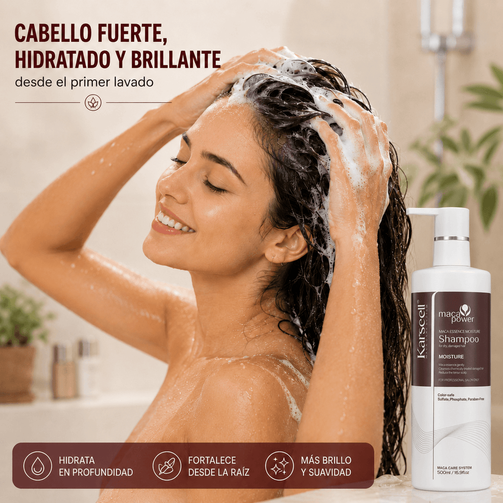 KARSEELL Champú Hidratante Profesional Maca Essence 500 ml