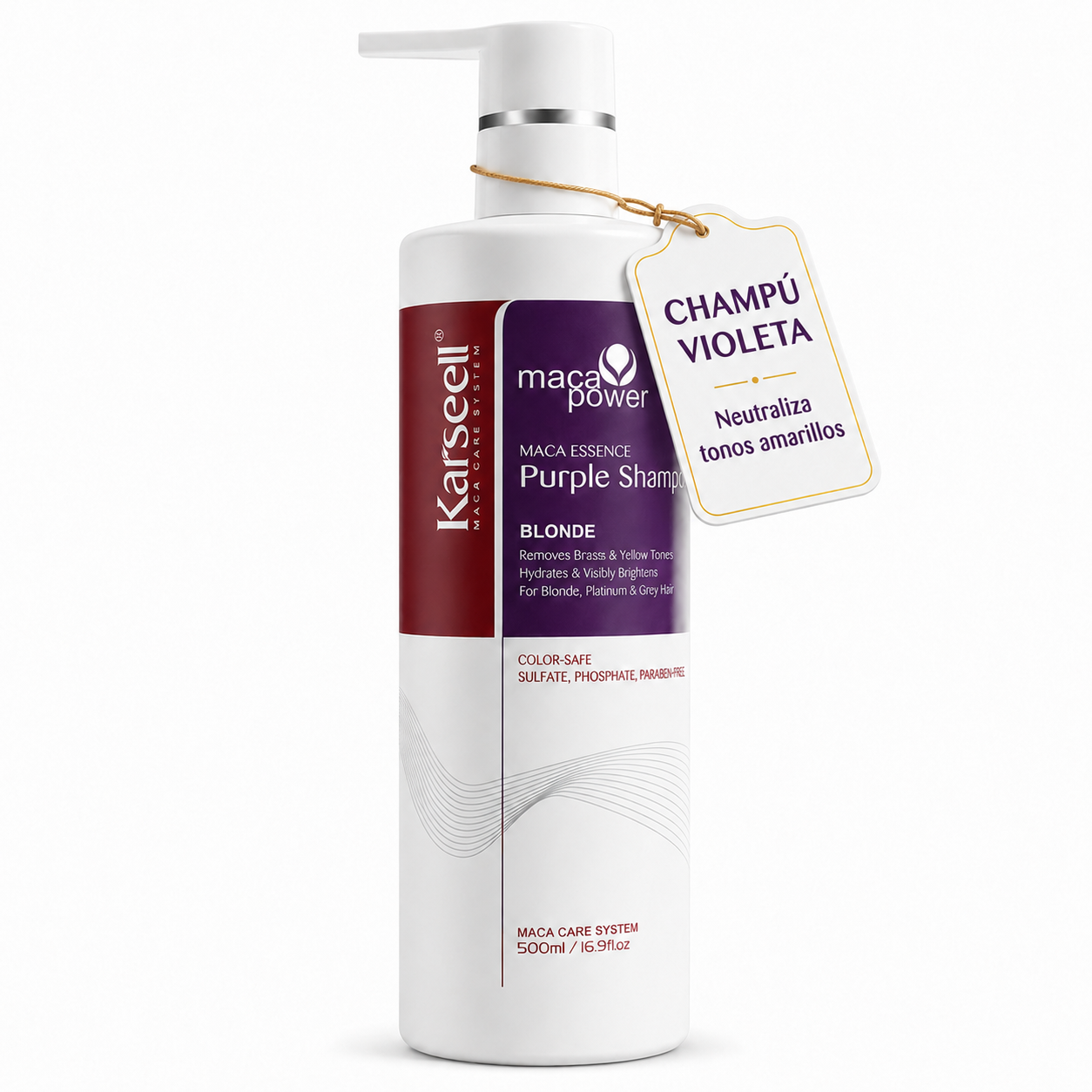 KARSEELL Champú Violeta Profesional Matizador 500 ml