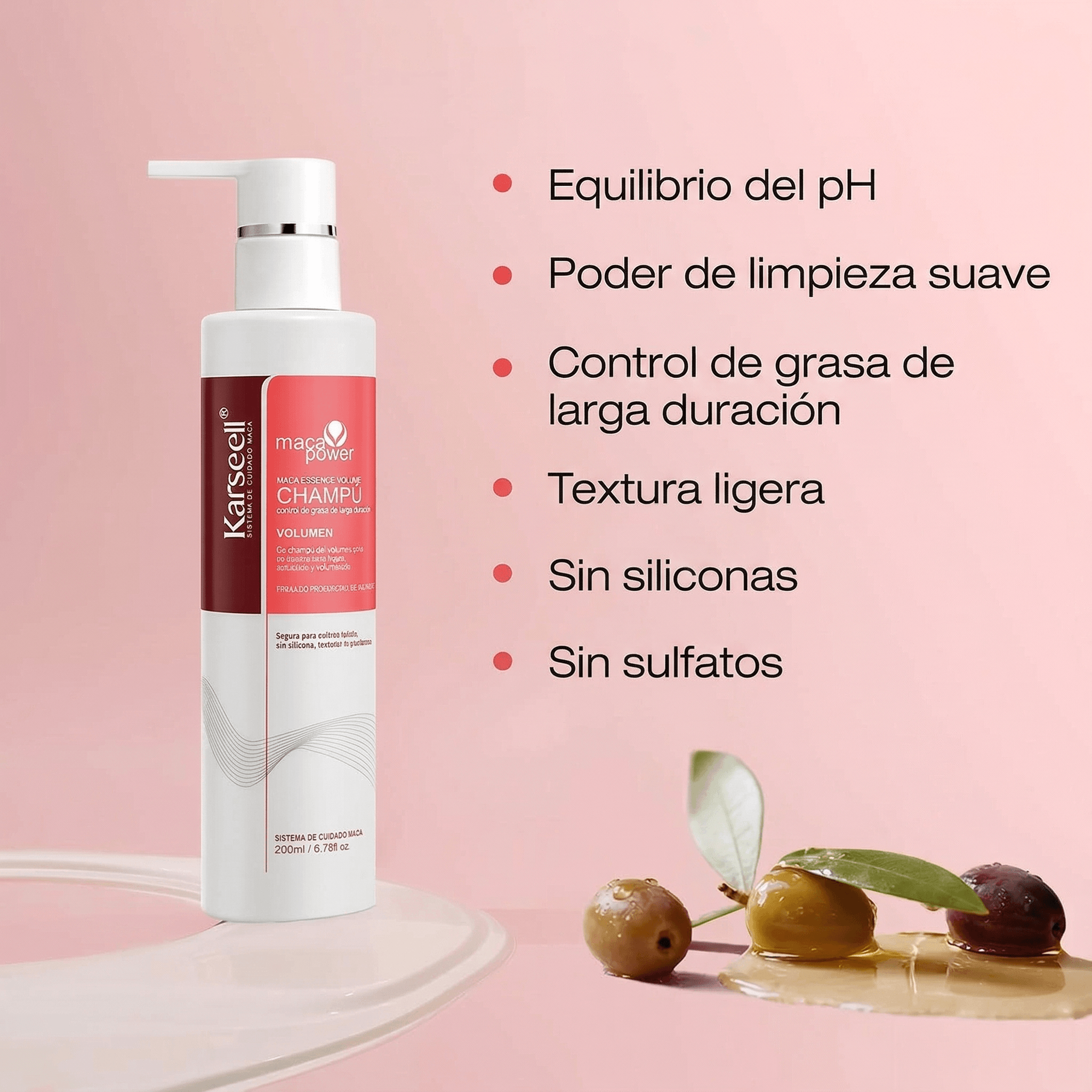 KARSEELL Champú Voluminizador 200 ml