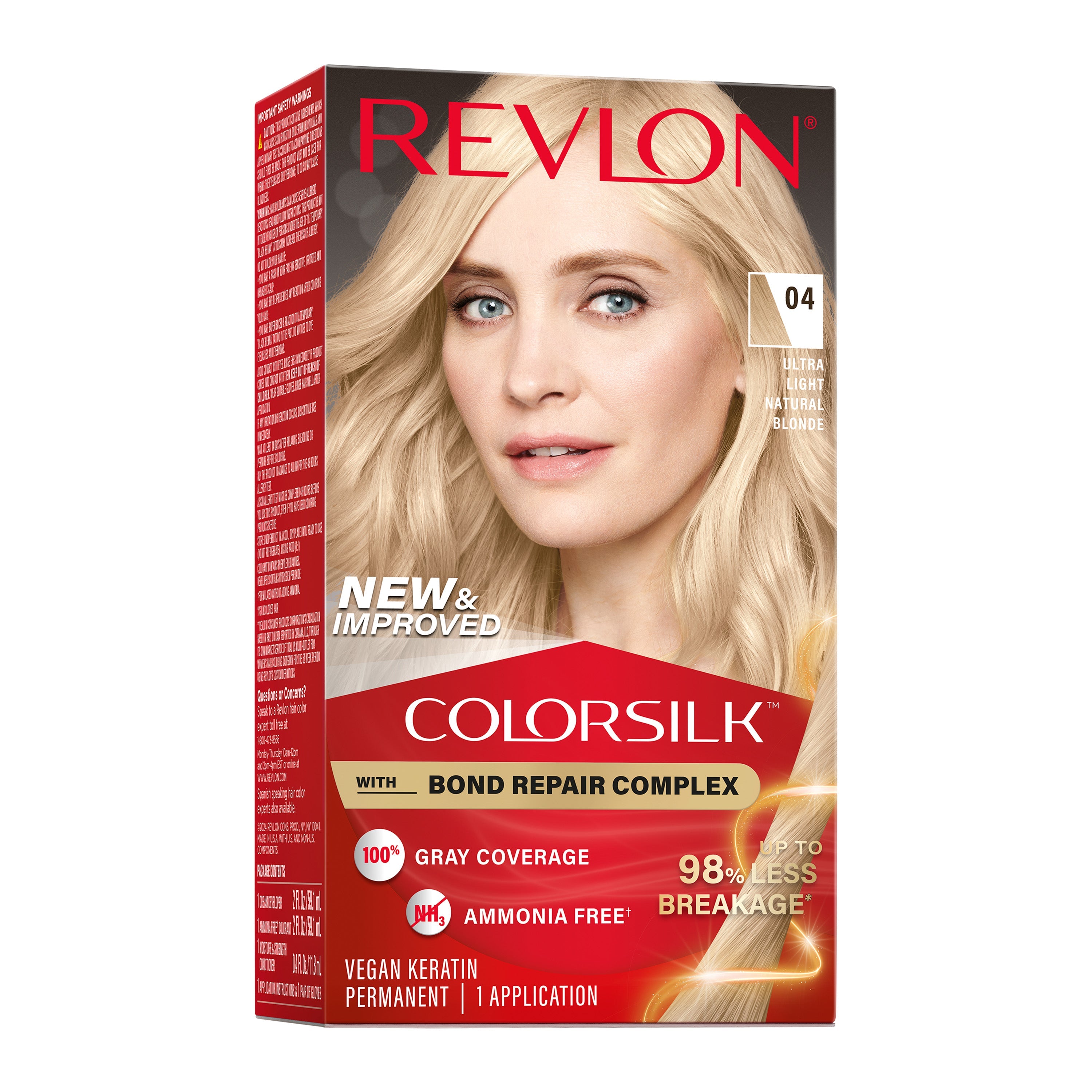 Revlon Colorsilk Tinte Sin Amoniaco - Rubio Natural Ultra Claro (004)