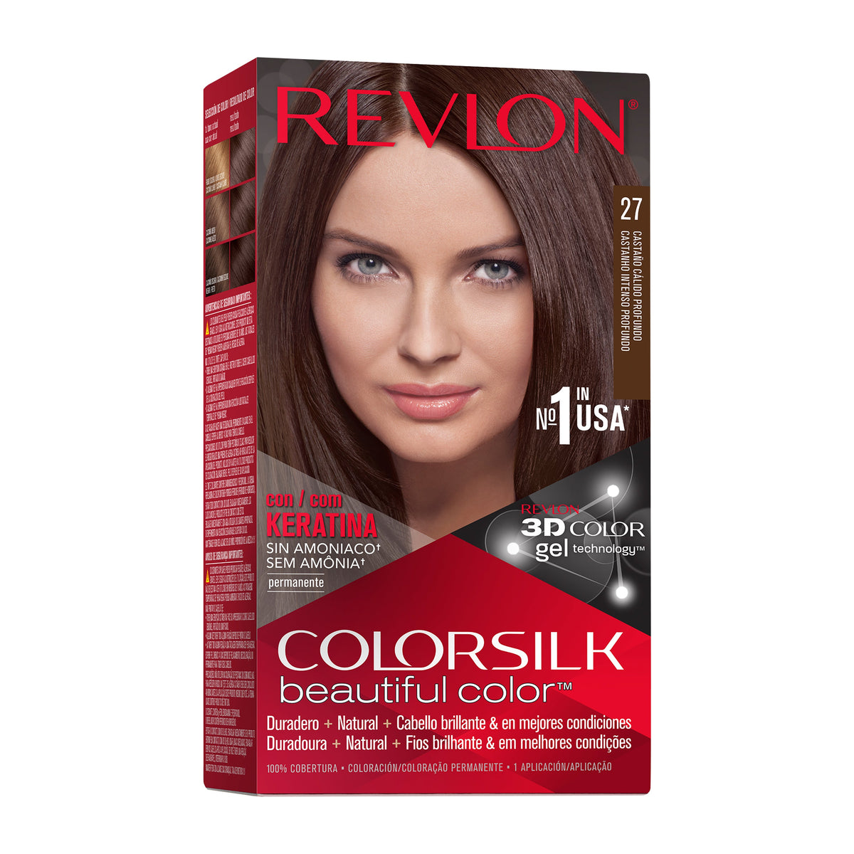 Revlon Colorsilk Tinte Sin Amoniaco - Castaño calido profundo (27)