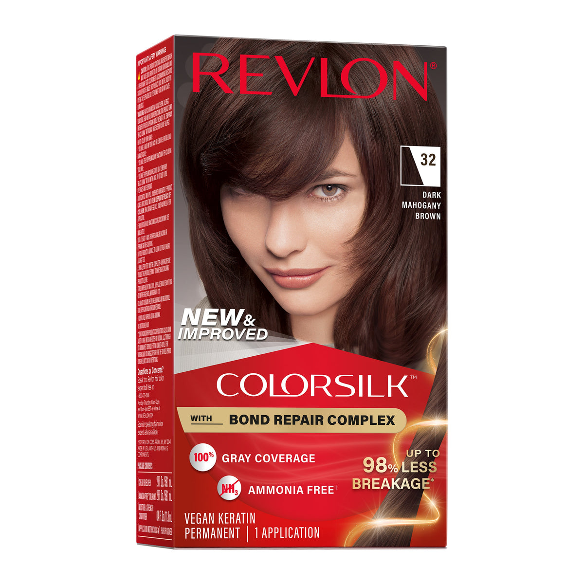 Revlon Colorsilk Tinte Sin Amoniaco - Castaño Caoba Oscuro (32)