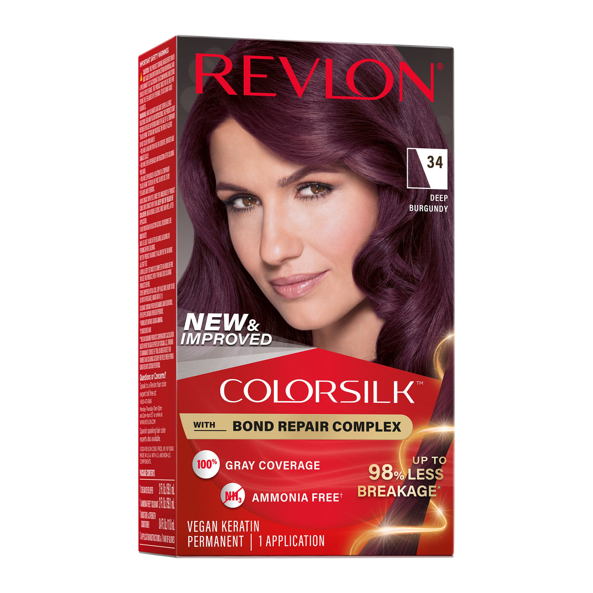 Revlon Colorsilk Tinte Sin Amoniaco - Borgoña Intenso (34)