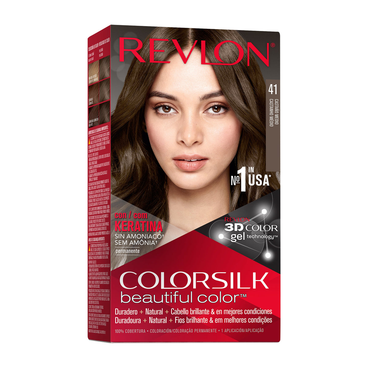 Revlon Colorsilk Tinte Sin Amoniaco - Castaño medio (41)