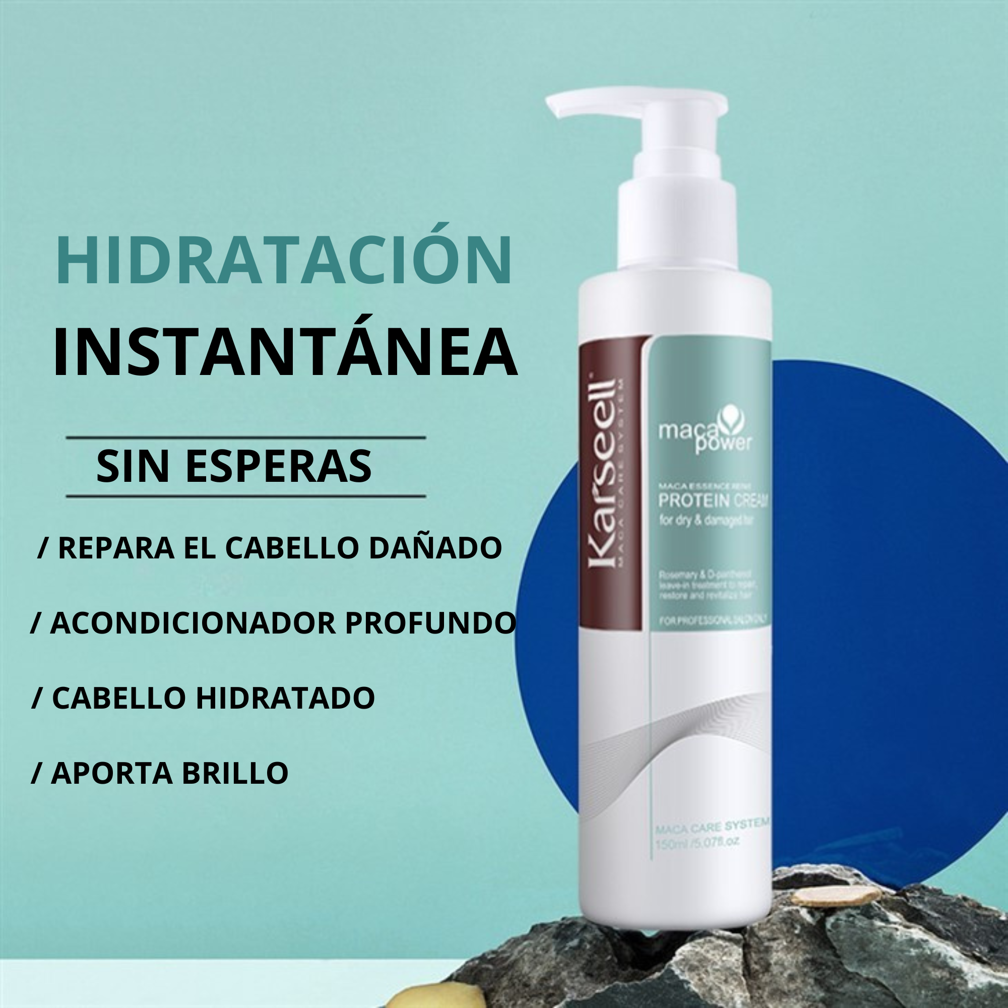 KARSEELL Crema de Proteínas Leave In Sin Aclarado 200 ml