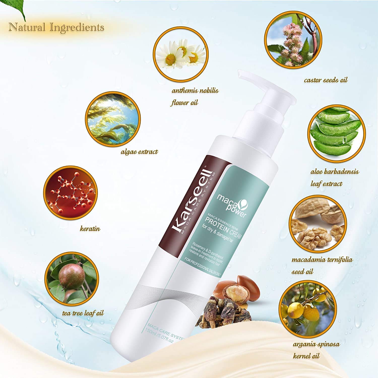 KARSEELL Crema de Proteínas Leave In Sin Aclarado 200 ml