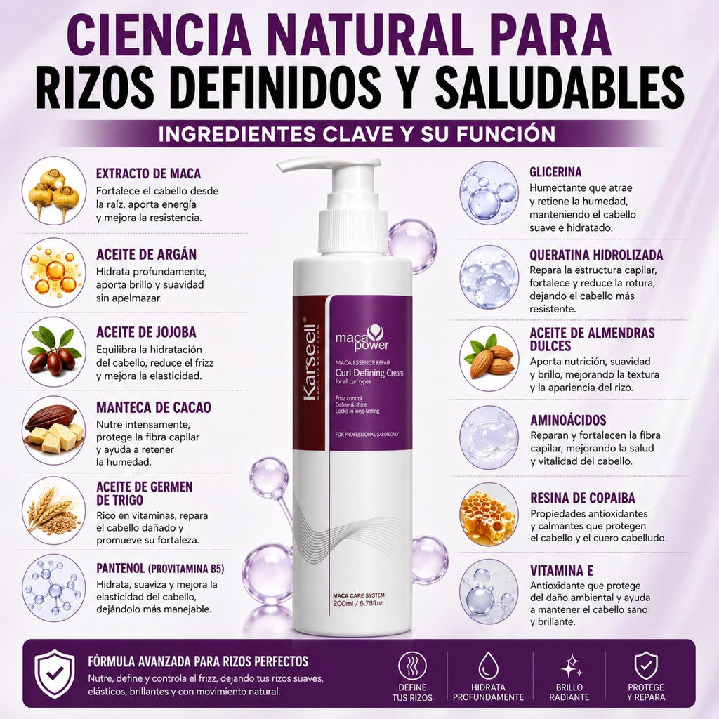 KARSEELL Crema Definidora de Rizos 200 ml