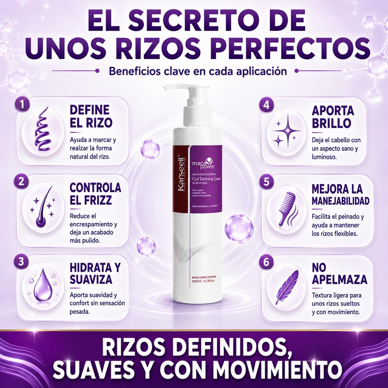 KARSEELL Crema Definidora de Rizos 200 ml