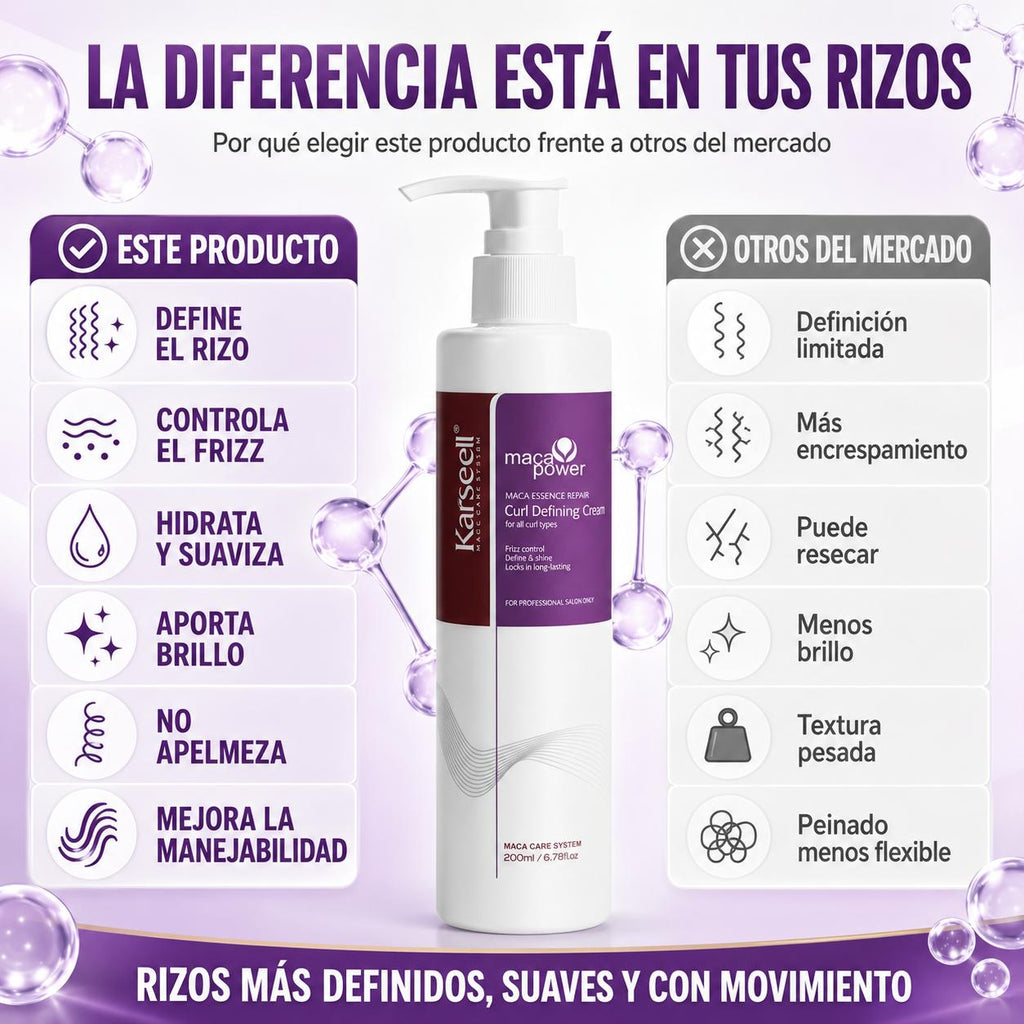 KARSEELL Crema Definidora de Rizos 200 ml