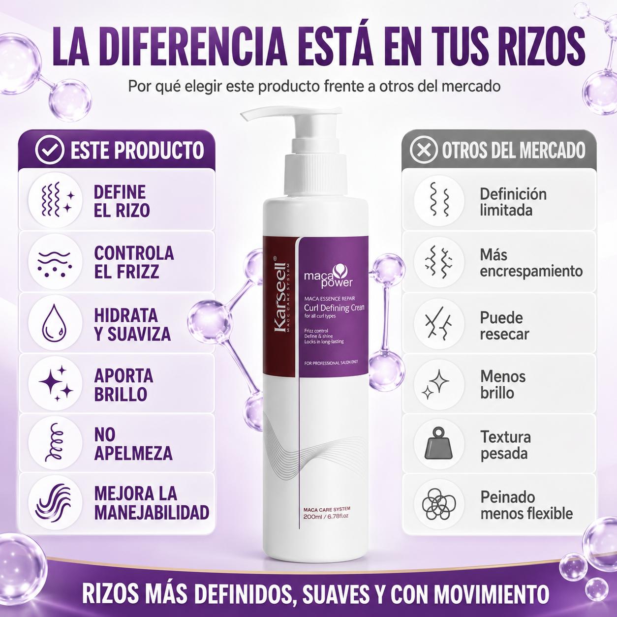 KARSEELL Crema Definidora de Rizos 200 ml