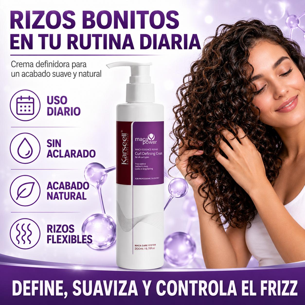 KARSEELL Crema Definidora de Rizos 200 ml
