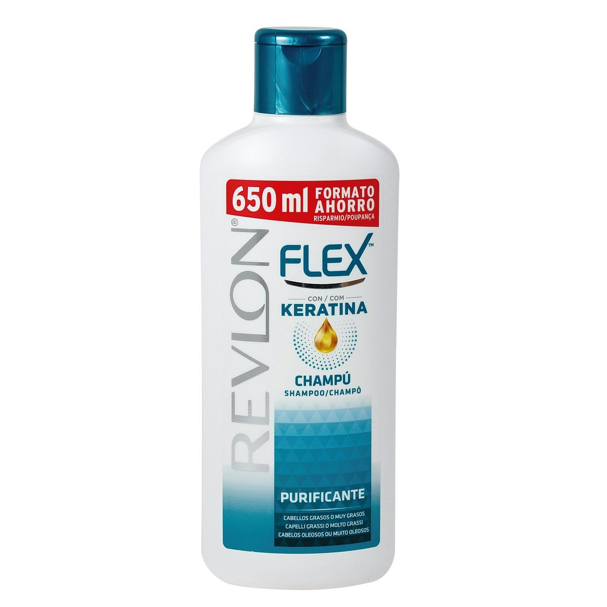 Revlon Champú Purificante Flex con Keratina 650ml