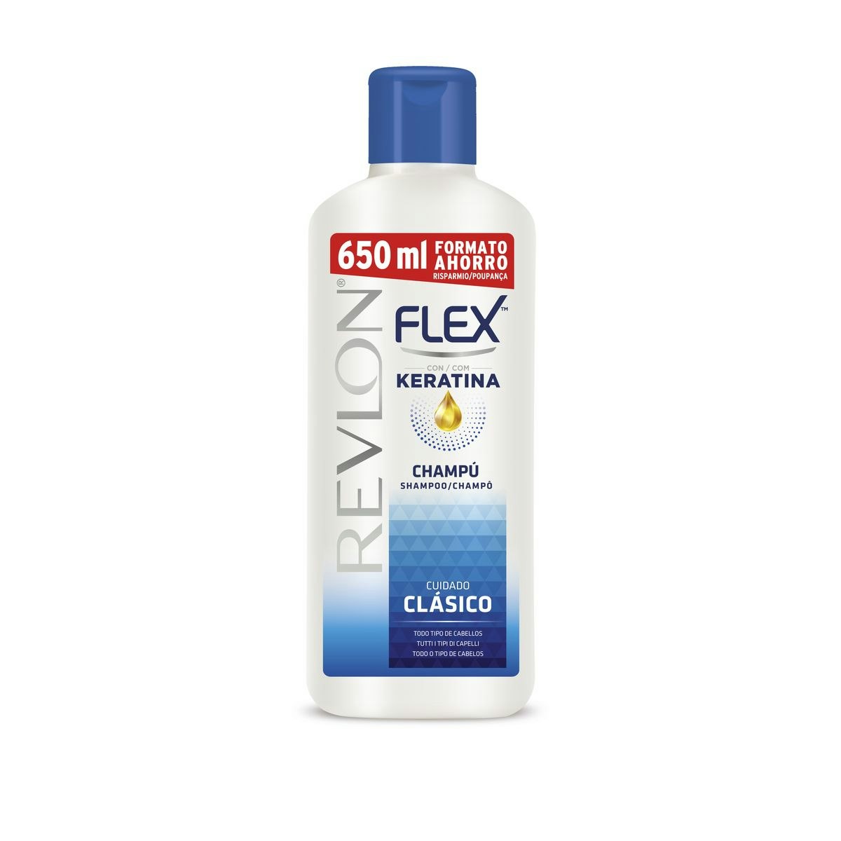 Revlon Champú Protector del Color Flex con Keratina 650ml
