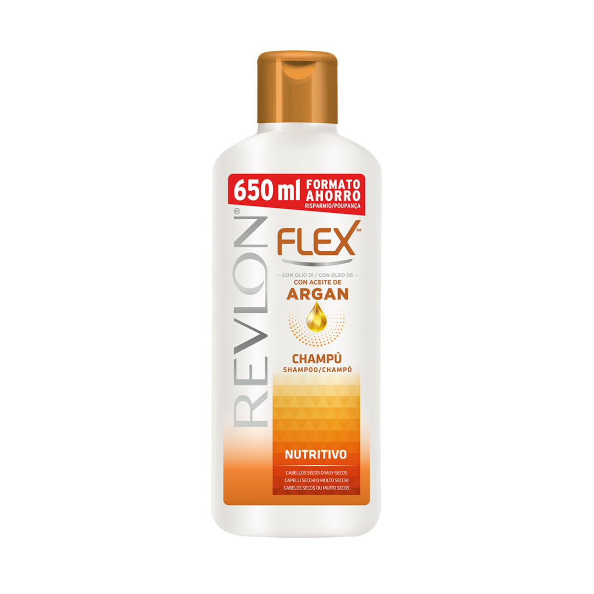 Revlon Champú Nutritivo Flex con Argán 650ml