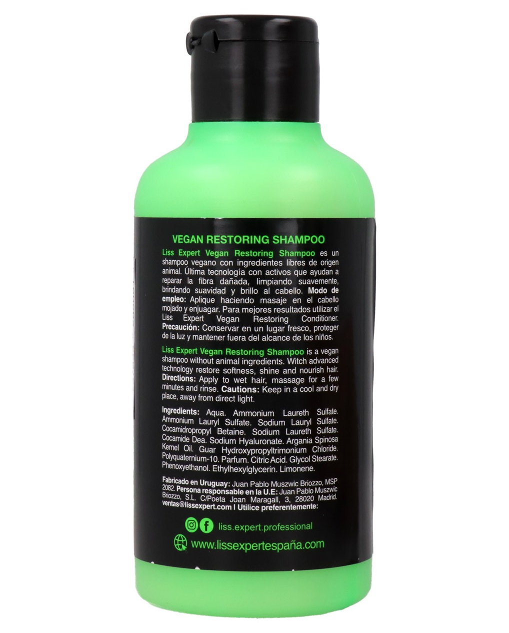 Liss Expert Vegan Restoring Champú Reconstructor sin Sal 250ml