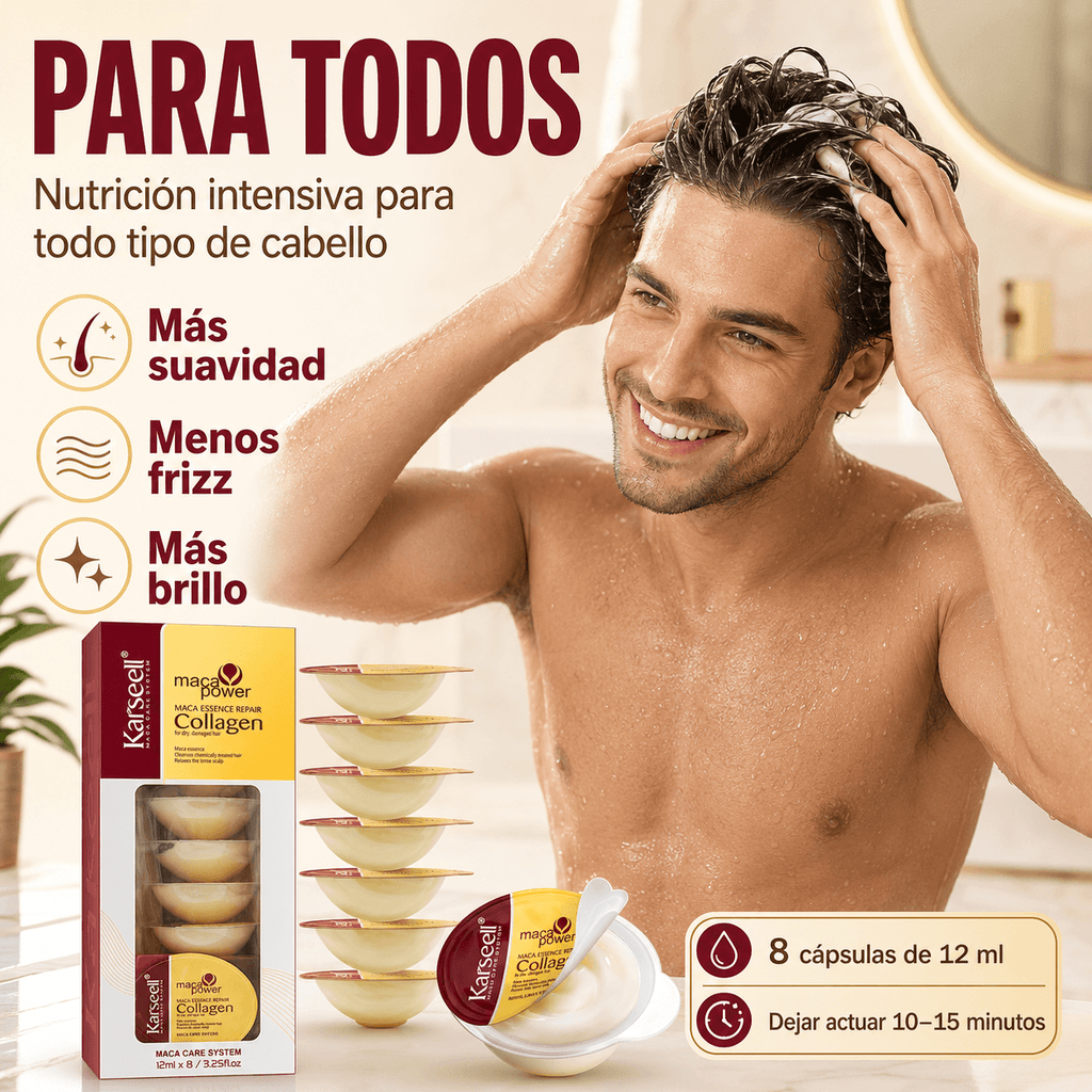 KARSEELL Mascarilla Capilar de Colágeno Monodosis 8X12 ml