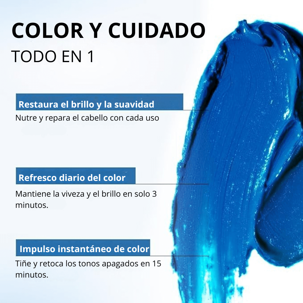 KARSEELL Mascarilla Capilar Pigmentante Azul 500 ml