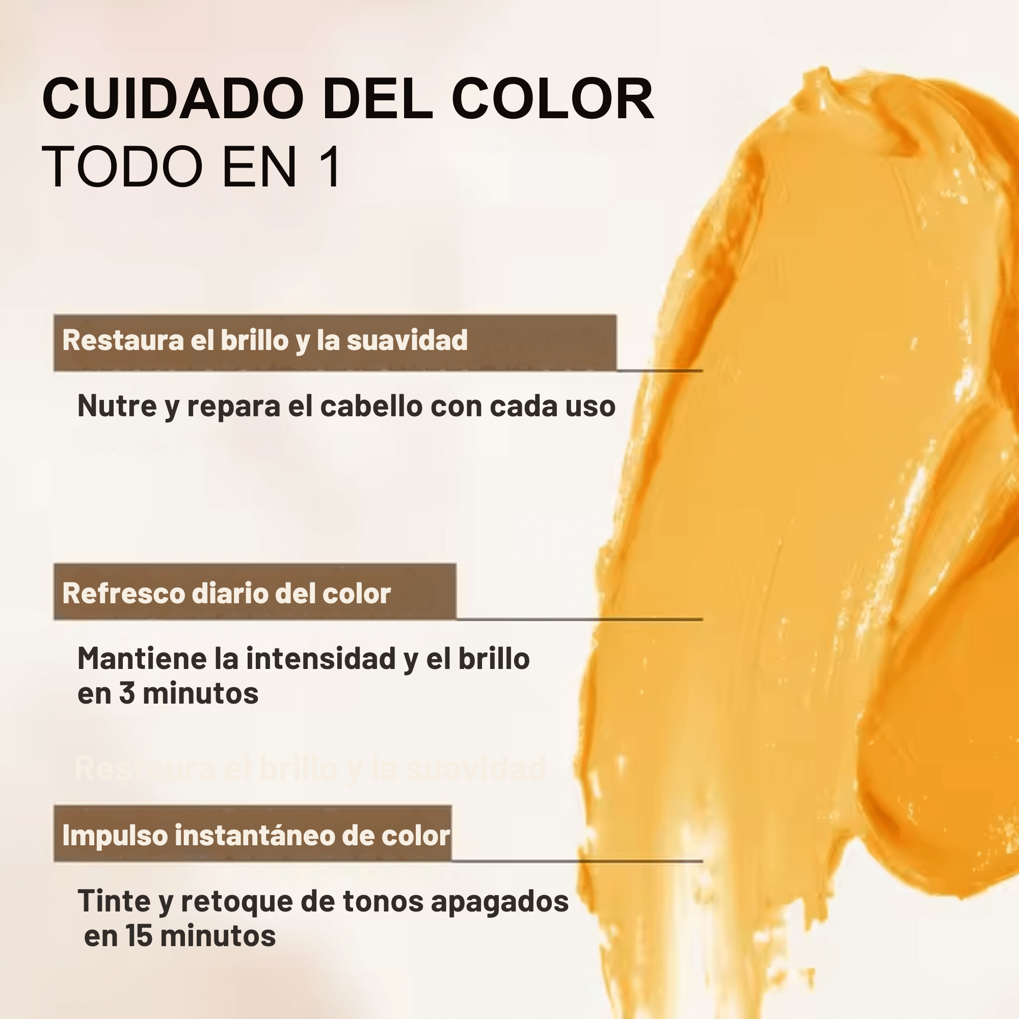 KARSEELL Mascarilla Capilar Pigmentante Marrón 500 ml