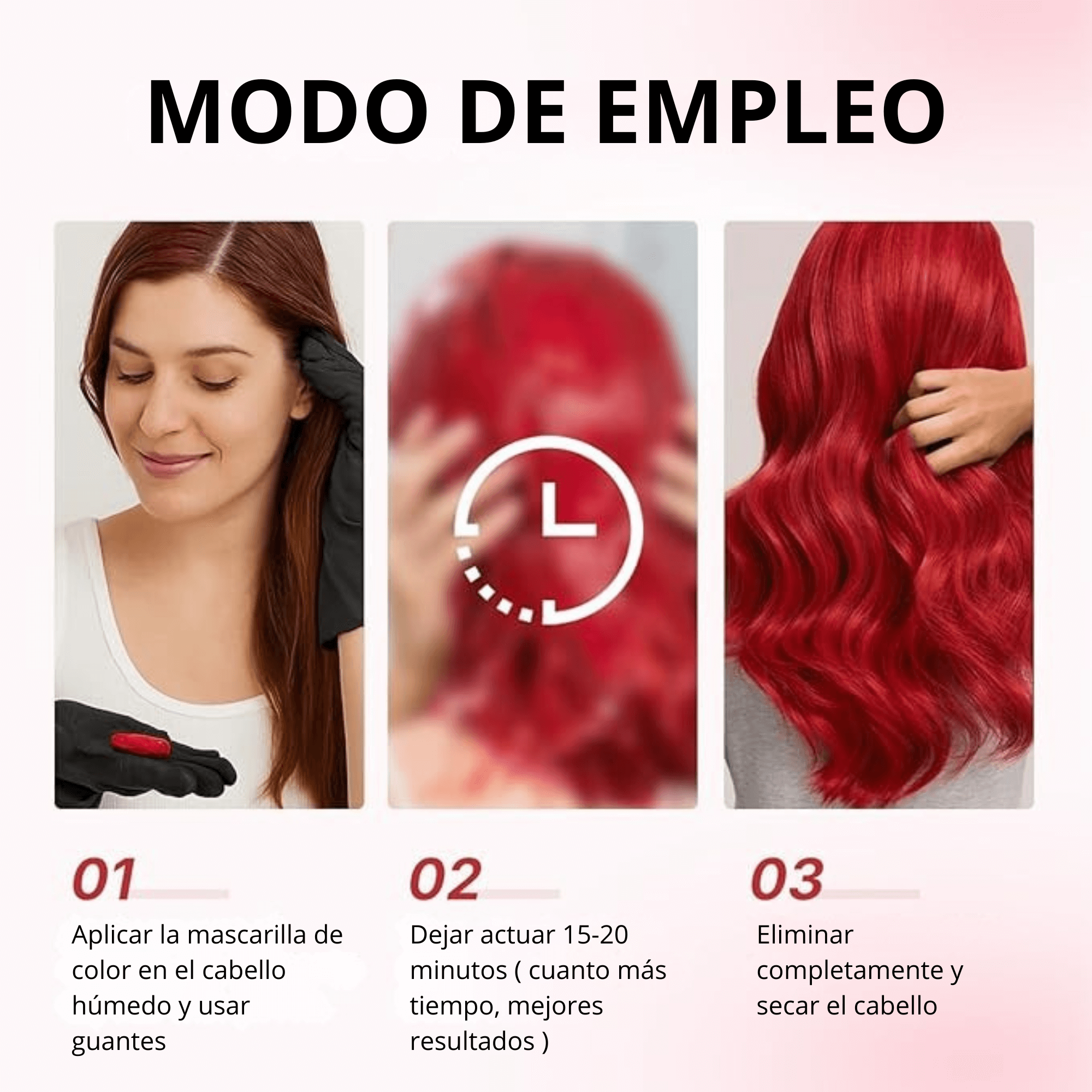 KARSEELL Mascarilla Capilar Pigmentante Roja 500 ml