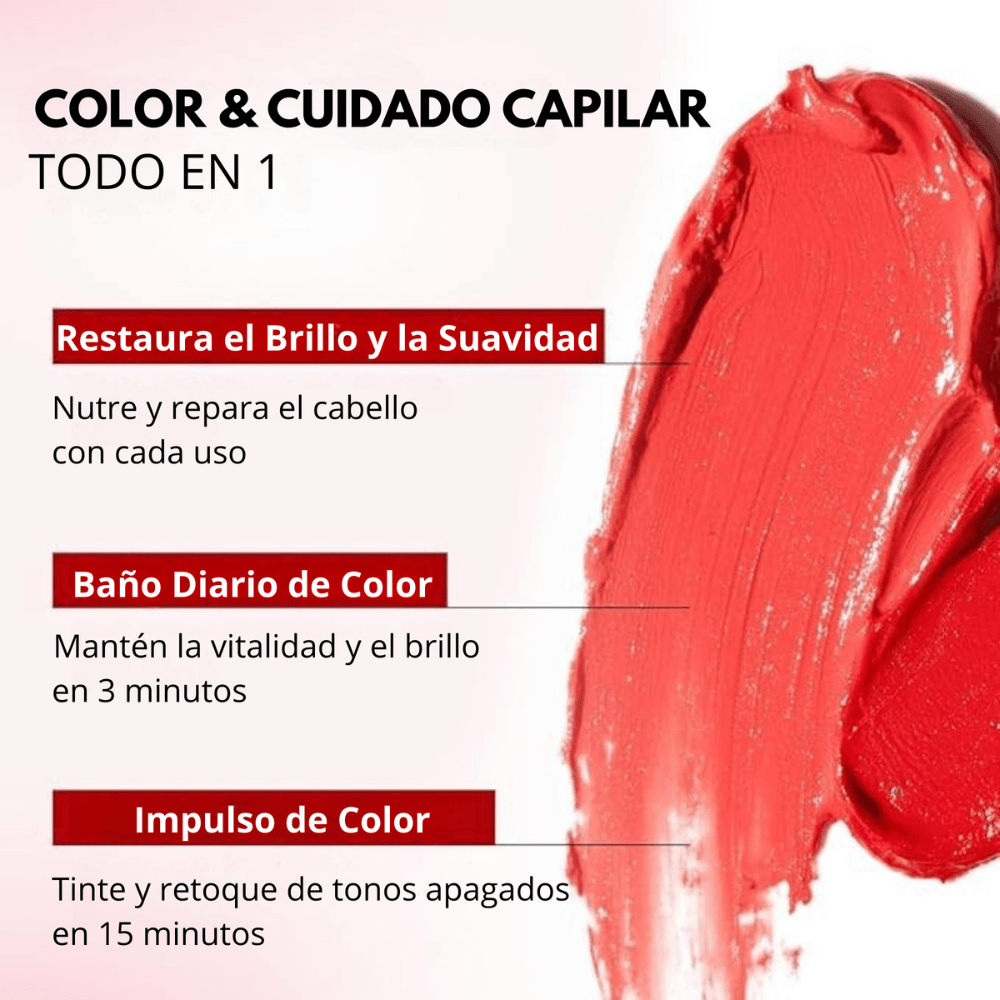 KARSEELL Mascarilla Capilar Pigmentante Roja 500 ml