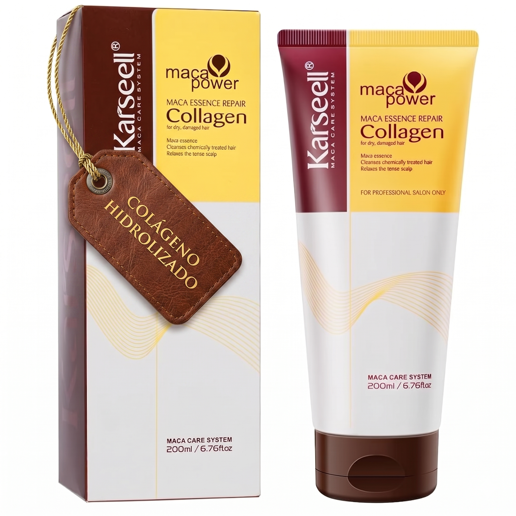 KARSEELL Mascarilla Capilar de Colágeno Formato Tubo 200 ml