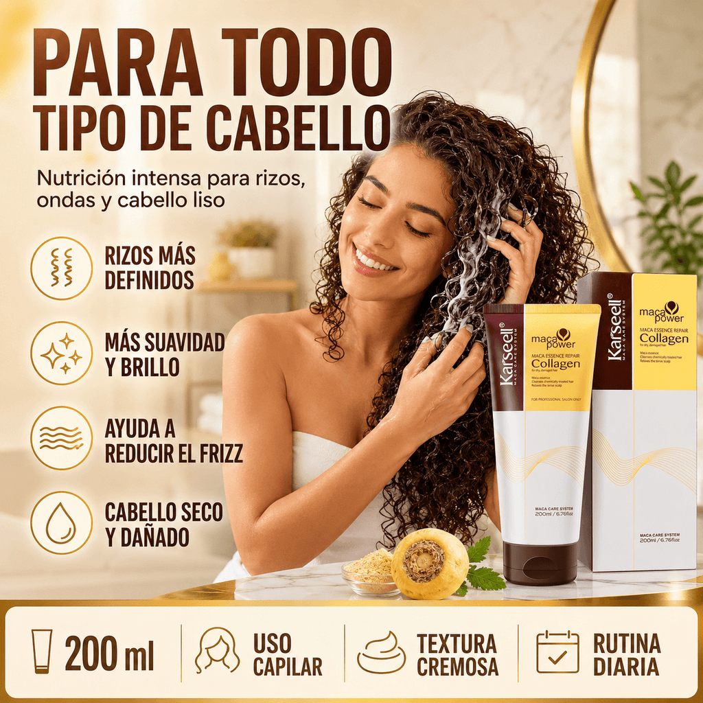 KARSEELL Mascarilla Capilar de Colágeno Formato Tubo 200 ml