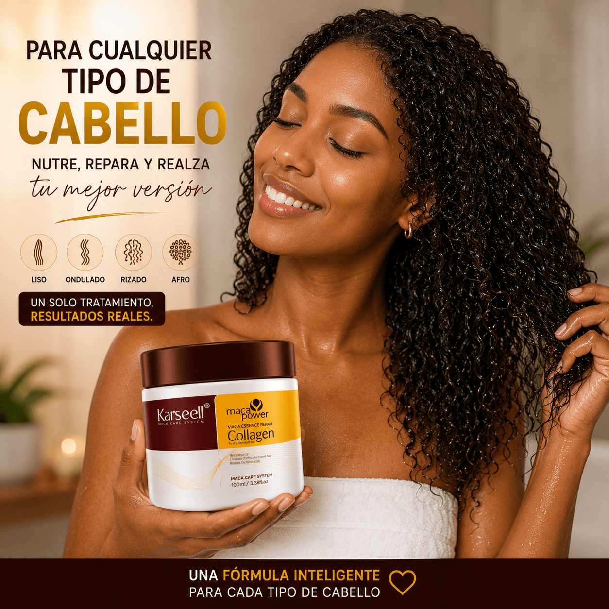 KARSEELL Mascarilla Capilar de Colágeno Formato Viaje 100 ml