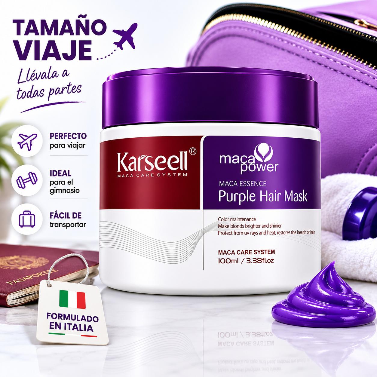 KARSEELL Mascarilla Capilar Violeta Matizadora 100 ml