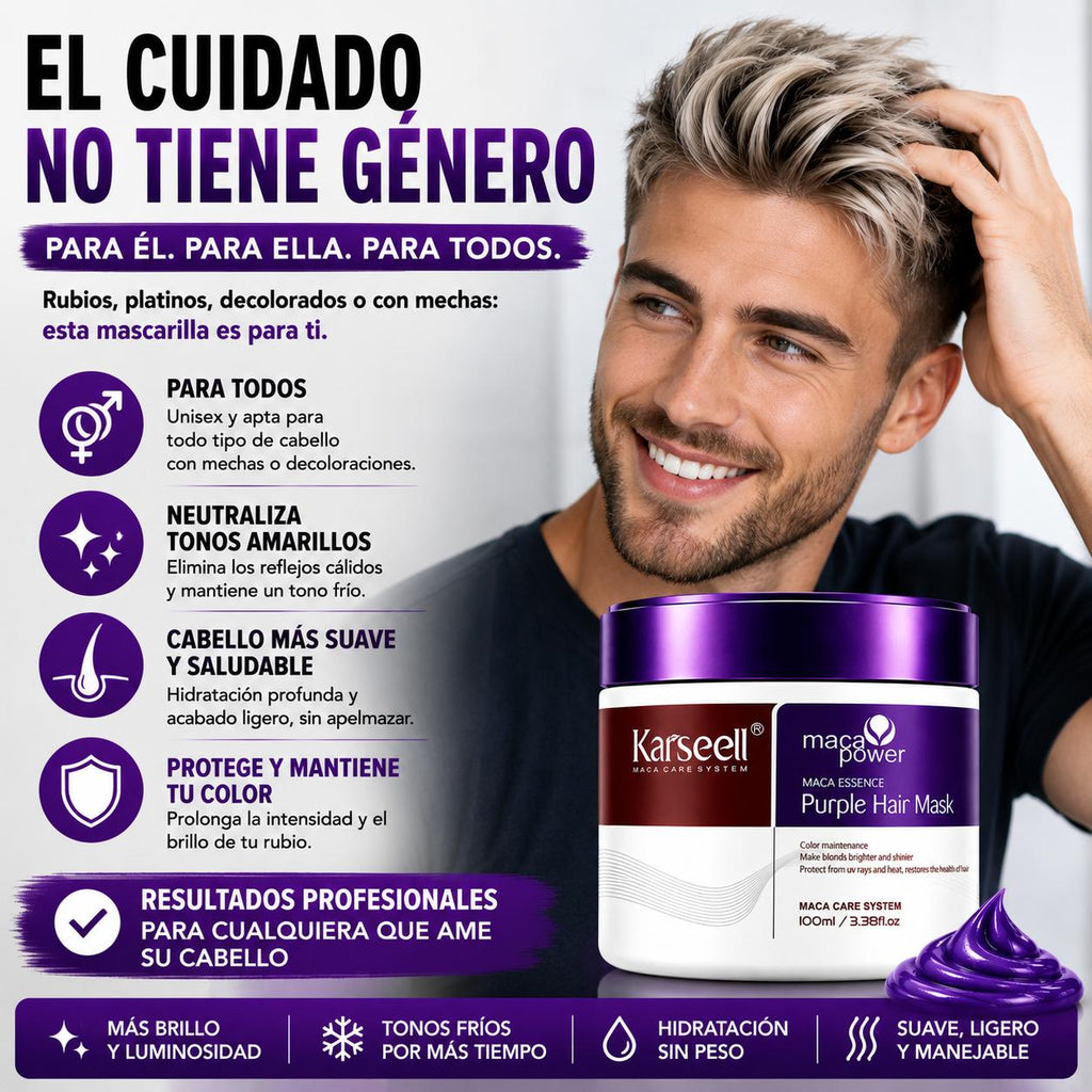 KARSEELL Mascarilla Capilar Violeta Matizadora 100 ml